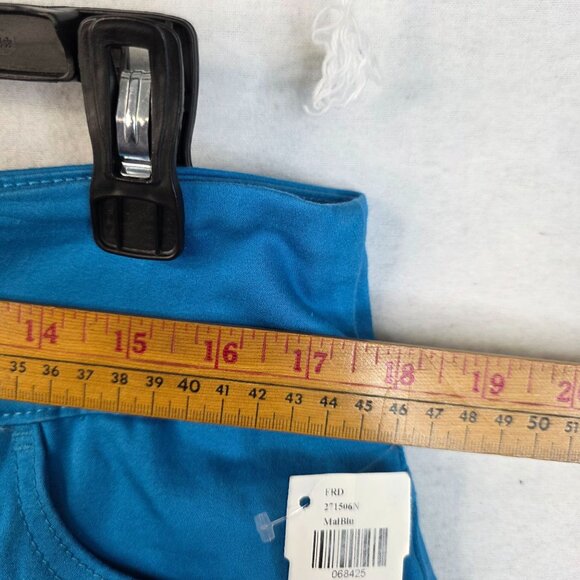 French Dressing Jeans Bermuda Shorts 18 Malibu Blue Stretch Casual Summer - Picture 6 of 8